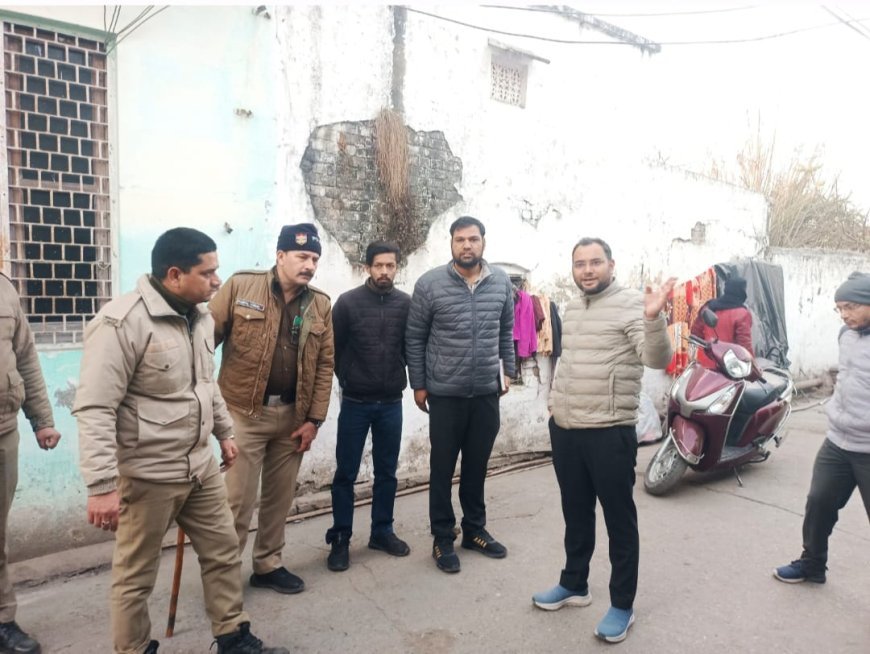 दरगाह प्रबंधक विकास अवस्थी ने दरगाह क्षेत्र से हटाया अतिक्रमण मुसाफिर ख़ाना रेन बसेरा कराया खाली