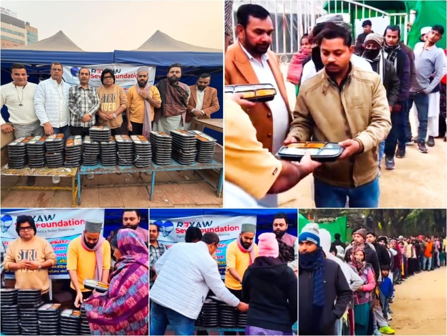 इंसानियत का खूबसूरत चेहरा: दिल्ली एम्स के कैंपों में REXAW सेवा फाउंडेशन का सेवा संकल्प, सैकड़ों जरूरतमंदों को मिला निशुल्क लंगर..