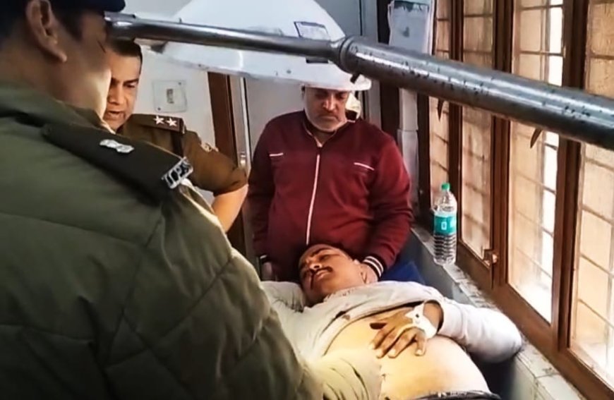 भूमि विवाद को लेकर दो पक्षों में लाठी डंडे के साथ गोली चल गई एक व्यक्ति गंभीर रूप से घायल उपचार के लिये हस्पताल में भर्ती
