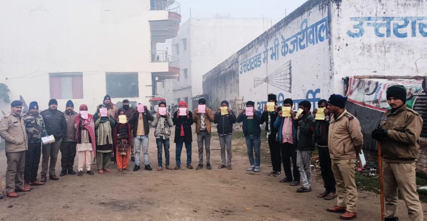 एसएसपी हरिद्वार के निर्देश पर थानाध्यक्ष पिरान कलियर के नेतृत्व में शुक्रवार तड़के सघन सत्यापन अभियान चलाया गया  इस दौरान 500 लोगों का सत्यापन किया गया और 38 लोगों के चालान काटे गए