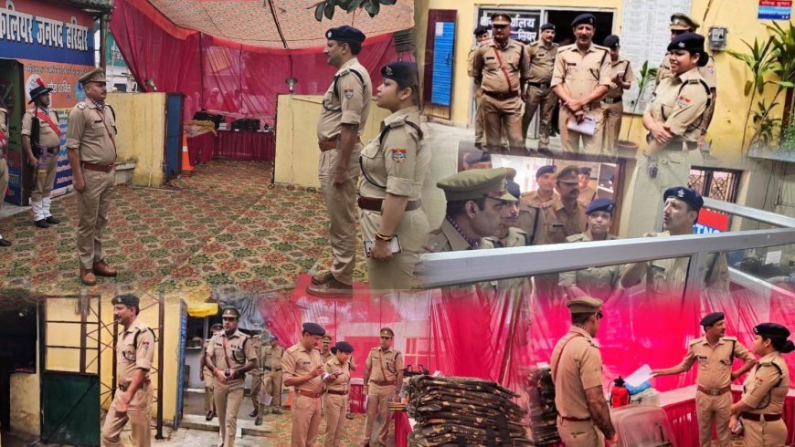 कलियर थाने का अर्द्धवार्षिक व त्रैमासिक निरीक्षण, अधिकारियों ने दिए सख्त दिशा-निर्देश