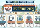 एक अप्रैल से कई बदलाव कमर्शियल गैस 218 रुपये महंगा होने के साथ फास्टैग भी महंगा टोल पर कैश की सुविधा भी समाप्त जानिये किया हैं नये नियम