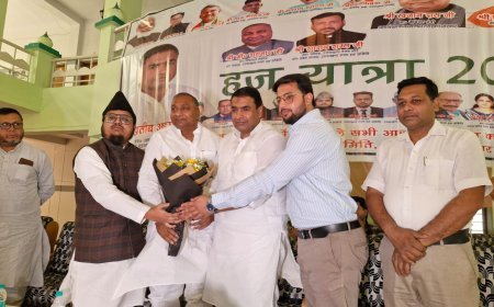 पिरान कलियर। हज 2026 की तैयारियों के तहत हाजियों के लिए हज तरबियत कैंप (प्रशिक्षण शिविर) का आयोजन हज हाउस पिरान कलियर में किया गया।