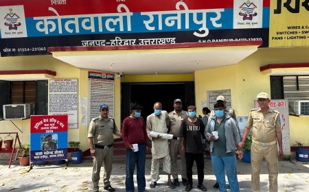 हरिद्वार: रानीपुर क्षेत्र में पुलिस का ‘ऑपरेशन प्रहार’ असर दिखाता नजर आ रहा है। एक ओर जहां अवैध गौमांस के कारोबार पर बड़ी कार्रवाई करते हुए संयुक्त टीम ने 300 किलो मांस के साथ चार आरोपियों को दबोचा
