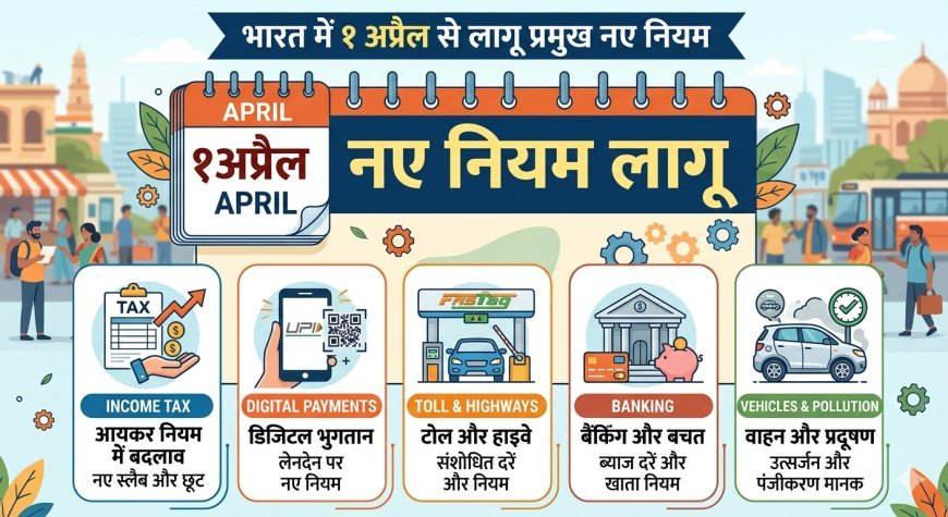 एक अप्रैल से कई बदलाव कमर्शियल गैस 218 रुपये महंगा होने के साथ फास्टैग भी महंगा टोल पर कैश की सुविधा भी समाप्त जानिये किया हैं नये नियम