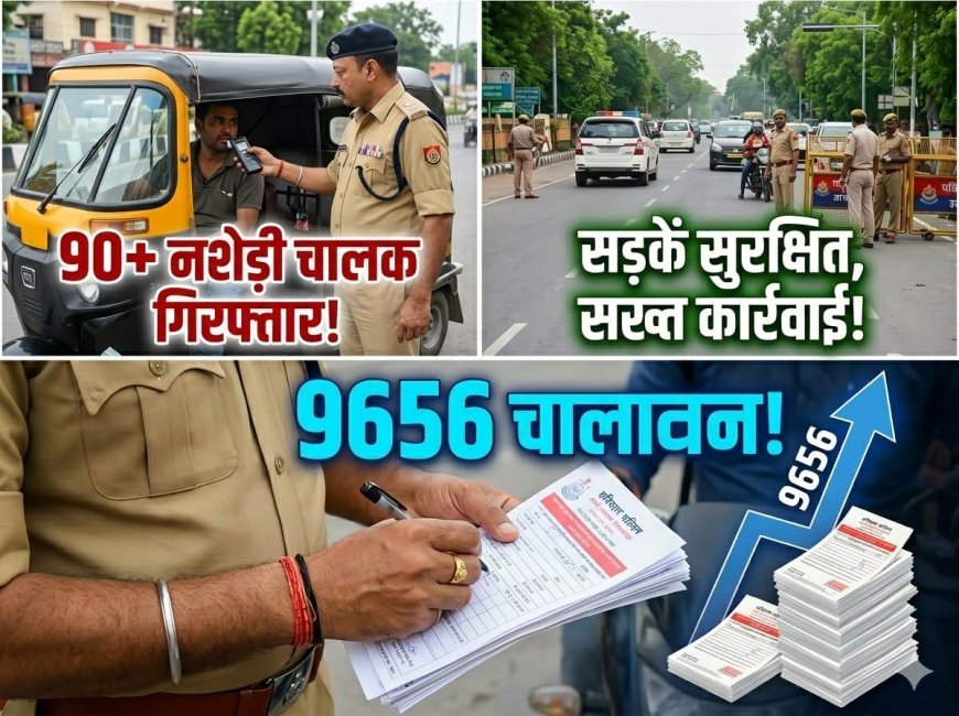 हरिद्वार: HARIDWAR में यातायात नियमों की अनदेखी अब भारी पड़ रही है। मार्च 2026 के दौरान हरिद्वार पुलिस, यातायात और CPU टीम ने सघन अभियान